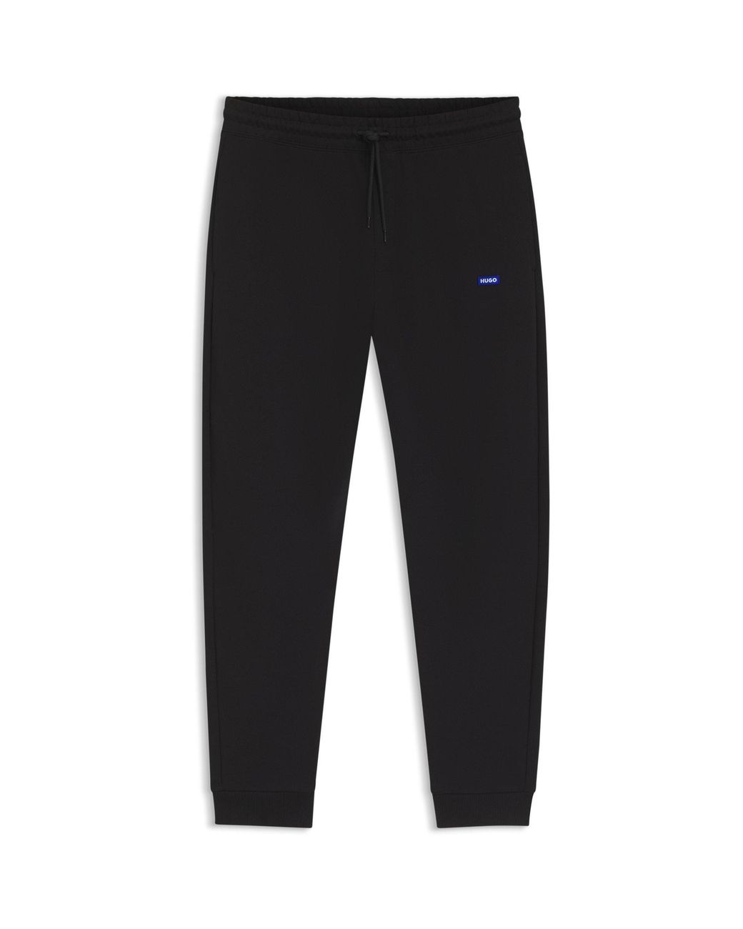 HUGO Black Bodywear Cotton-Terry Tracksuit Bottoms for men