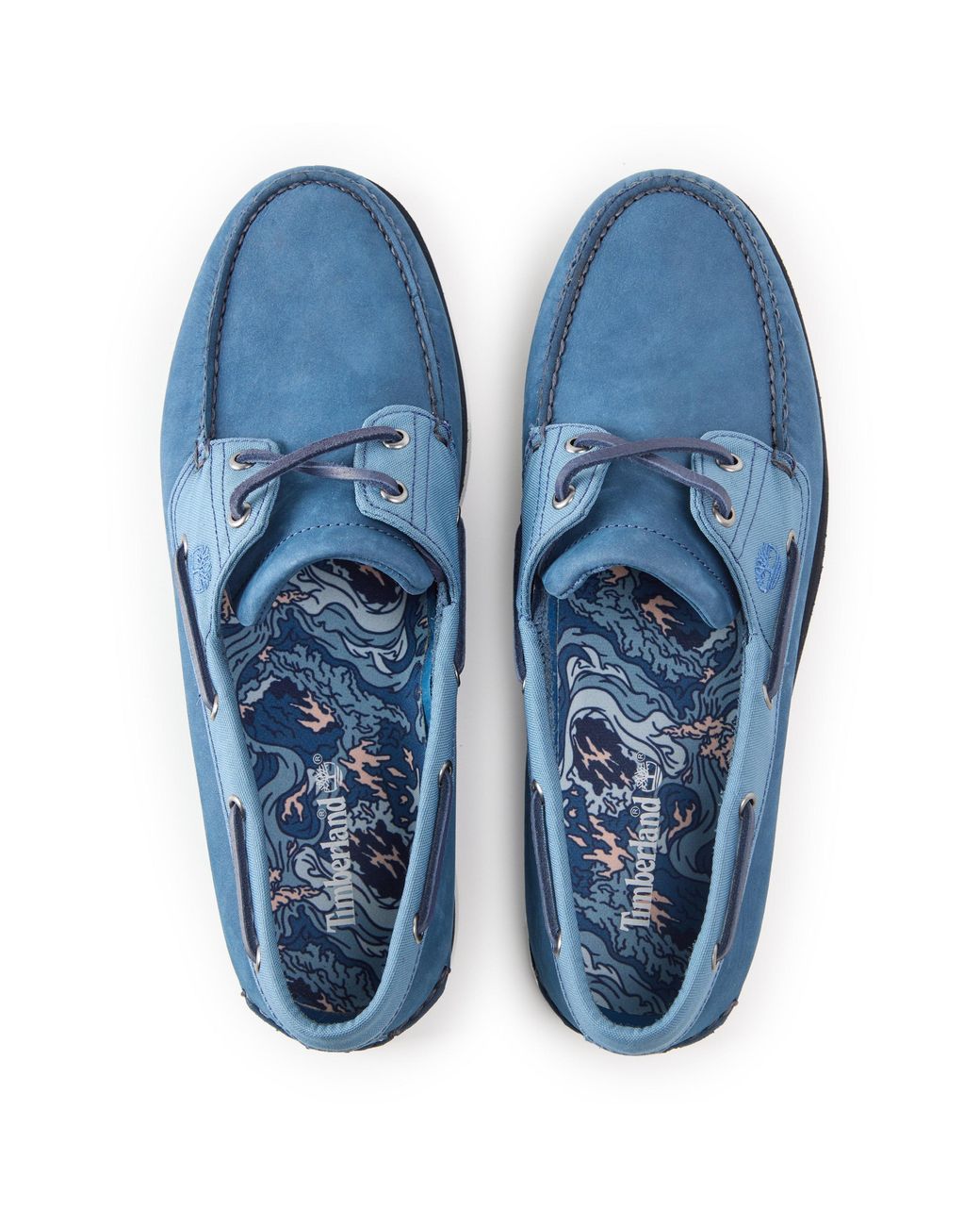 Timberland Blue Classic Dark Lace-Up Boat Shoes for men