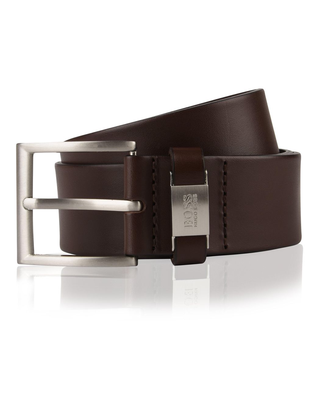 Boss Brown Connio Belt for men