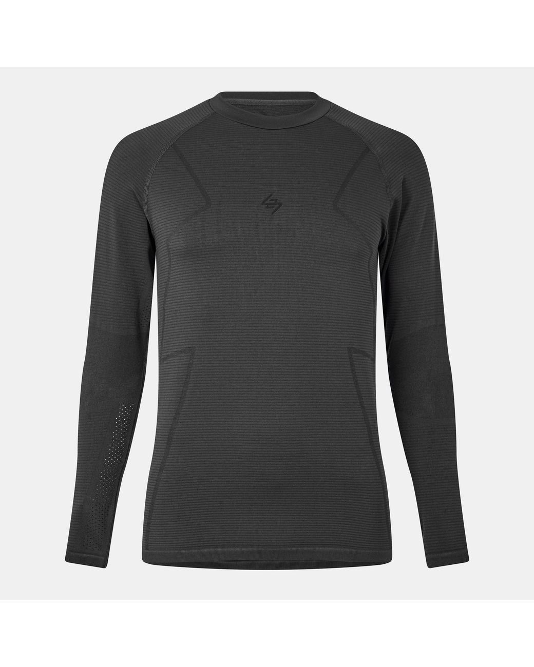REPRESENT 247 Gray Long-Sleeve Performance T-Shirt for men