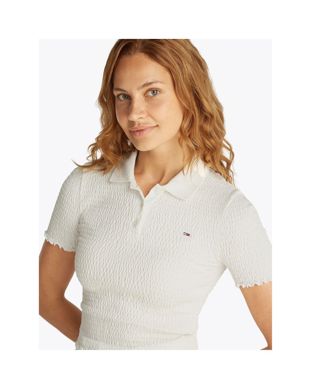 Tommy Hilfiger White Short-Sleeve Polo Shirt