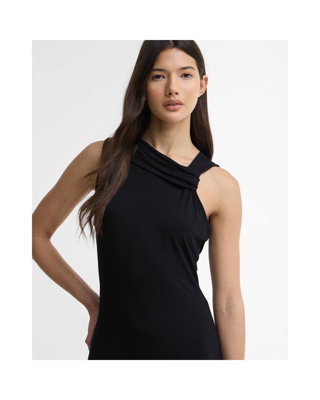 Barbour Black Long Maxi Dress