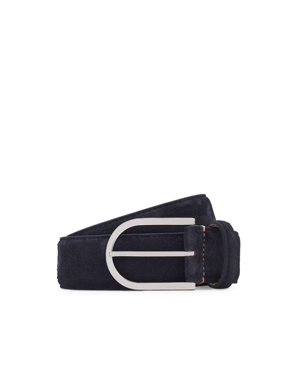 Boss Blue Lorys St Leather Belt for men