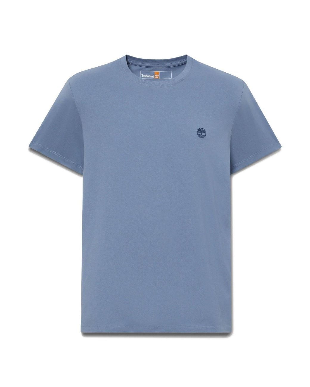 Timberland Blue Oyster River Logo T- Shirt for men