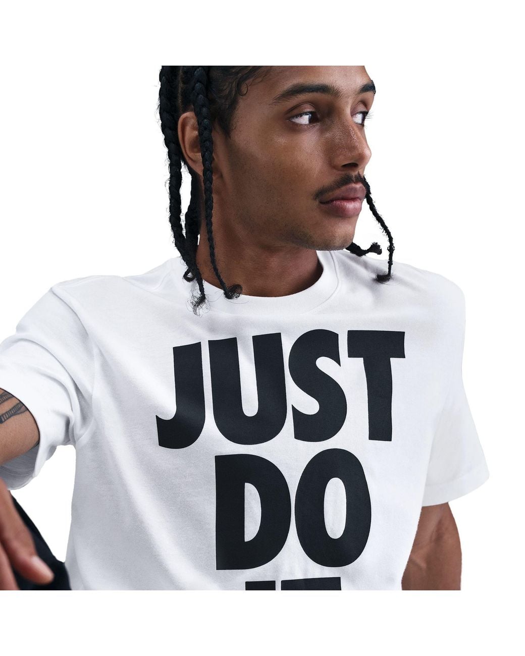 Nike White Sportswear Club T-Shirt for men