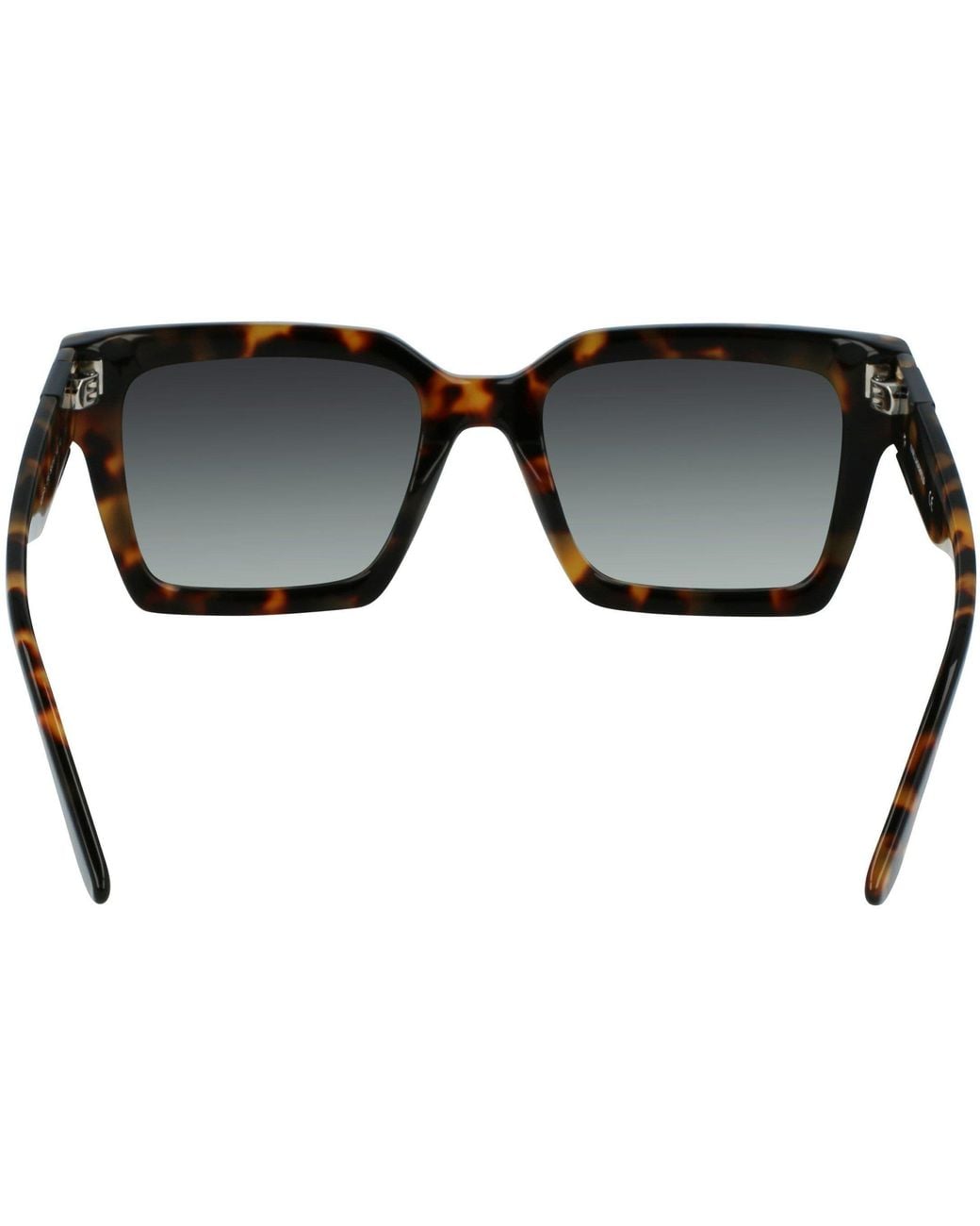 Karl Lagerfeld Black Modified Rectangle Sunglasses