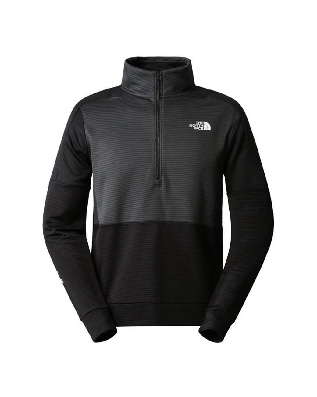 North face shop black quarter zip
