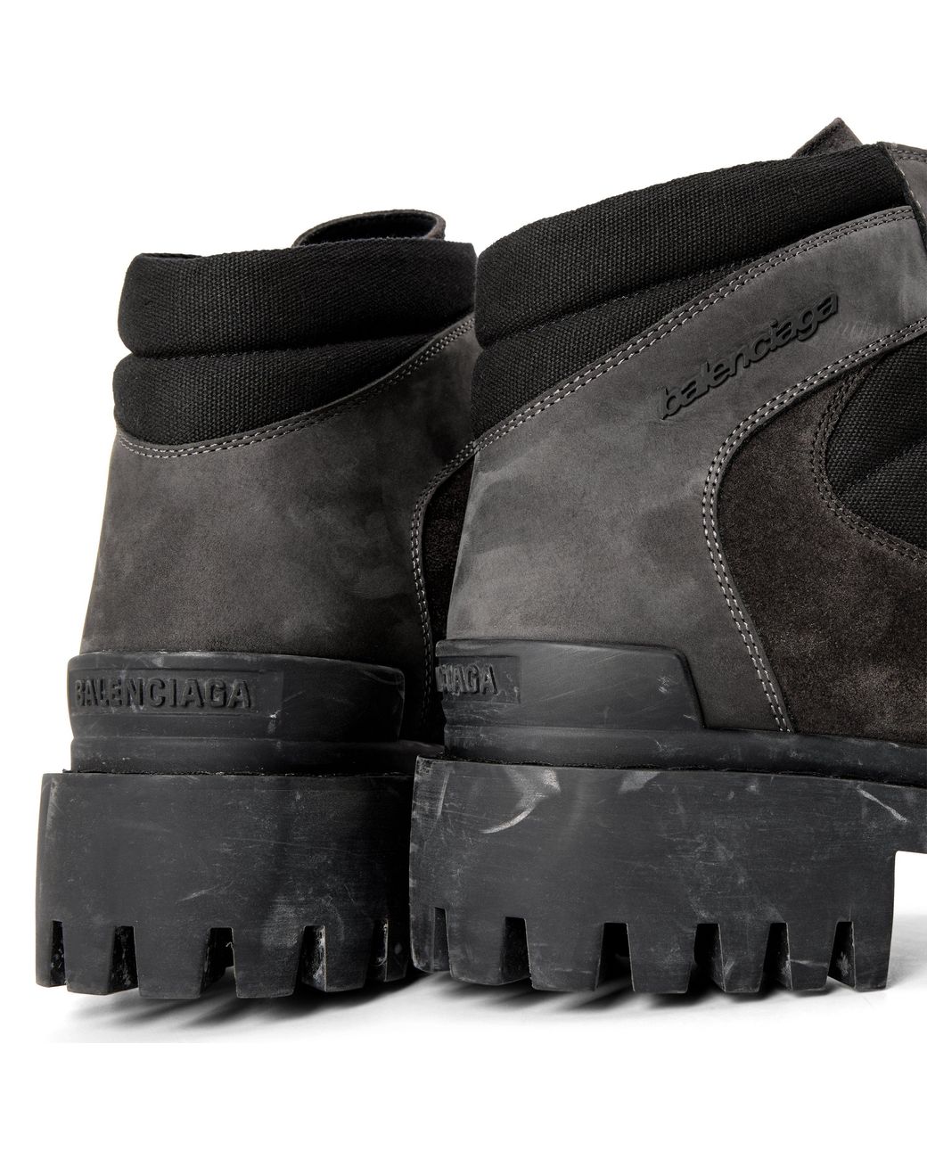 Balenciaga Black Bal Low Combat Strik Sn64 for men