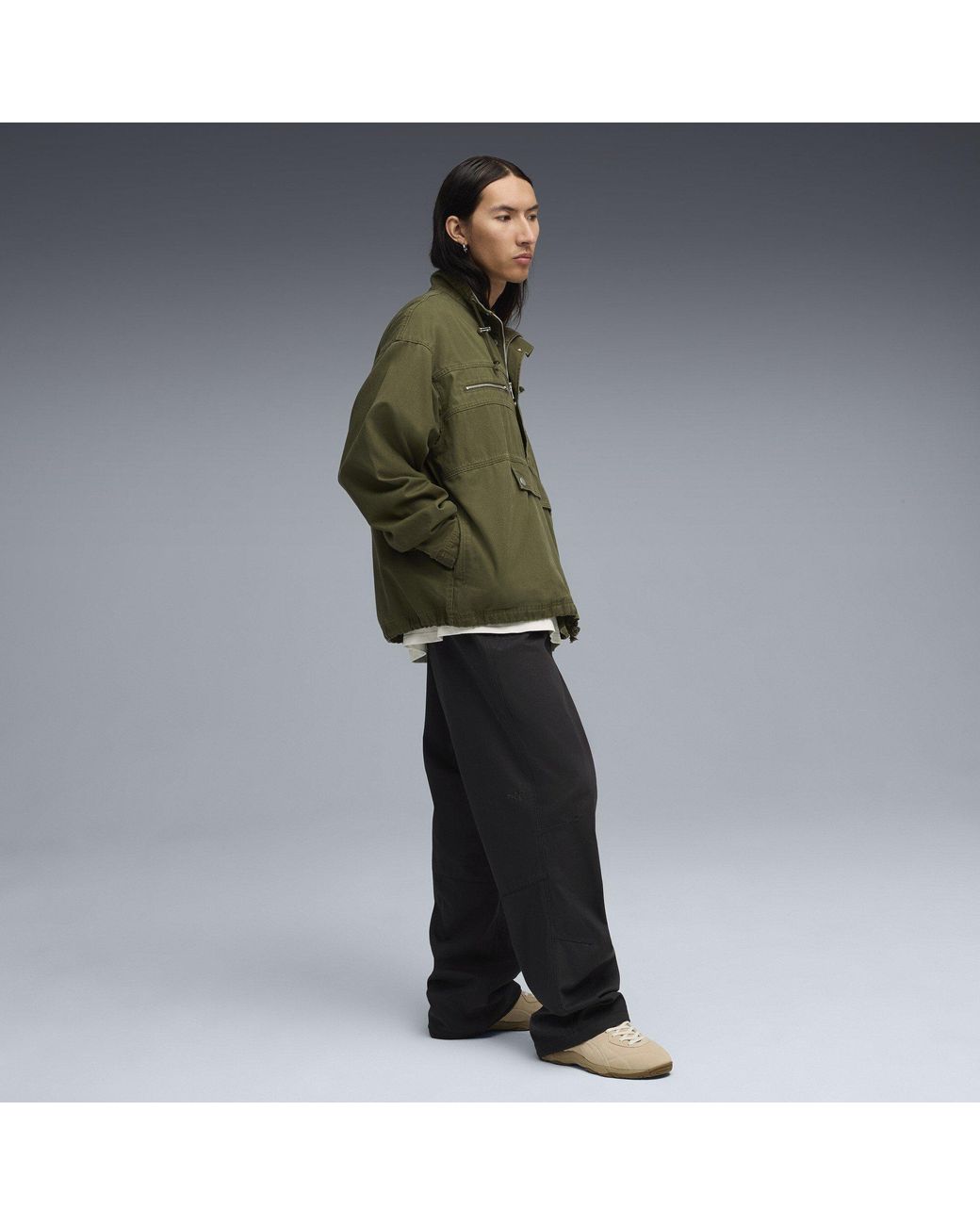 PUMA X REPRESENT Black Relaxed Trousers for men