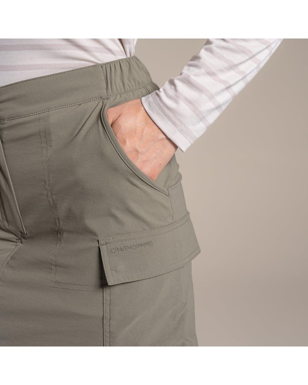 Craghoppers Natural Nosilife Pro Quick-Drying Cargo Skort