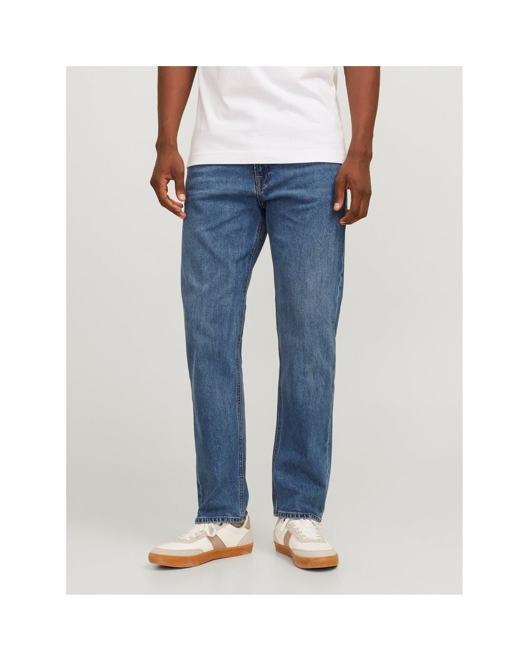 Jack & Jones Blue Junior&Junior Classic Straight Leg Jeans for men