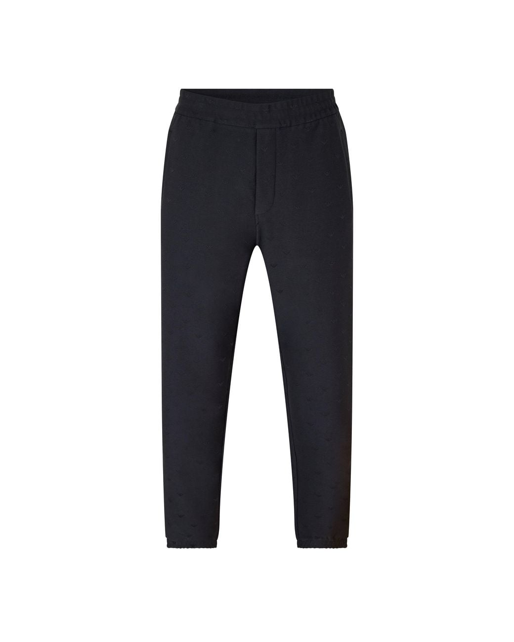 Emporio Armani Blue Closed Hem Fleece Joggers for men