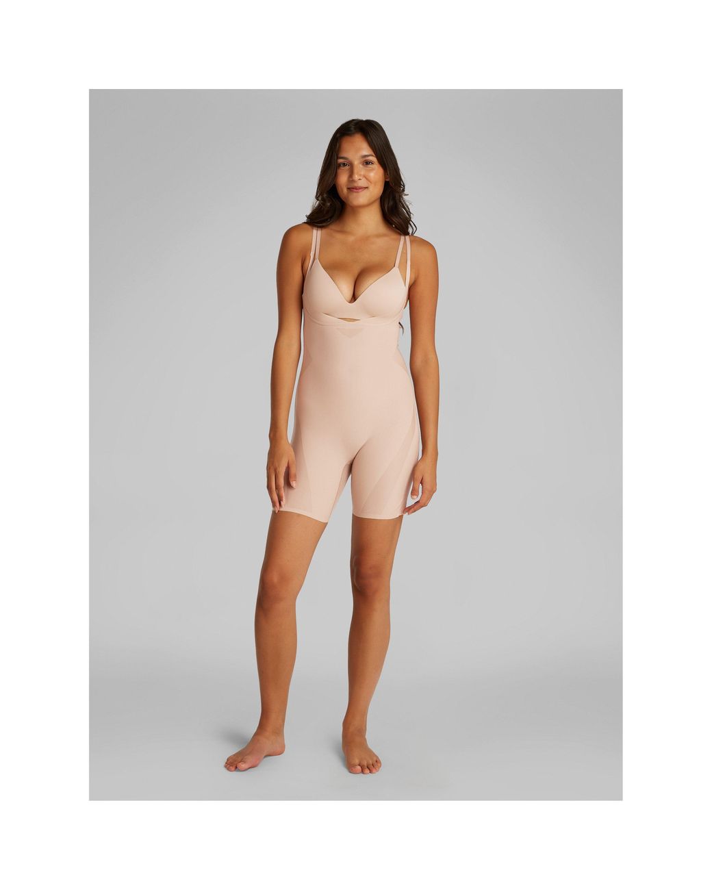 Calvin Klein Natural Sculpt Firm Seamless Compression Shapewear Bodysuit