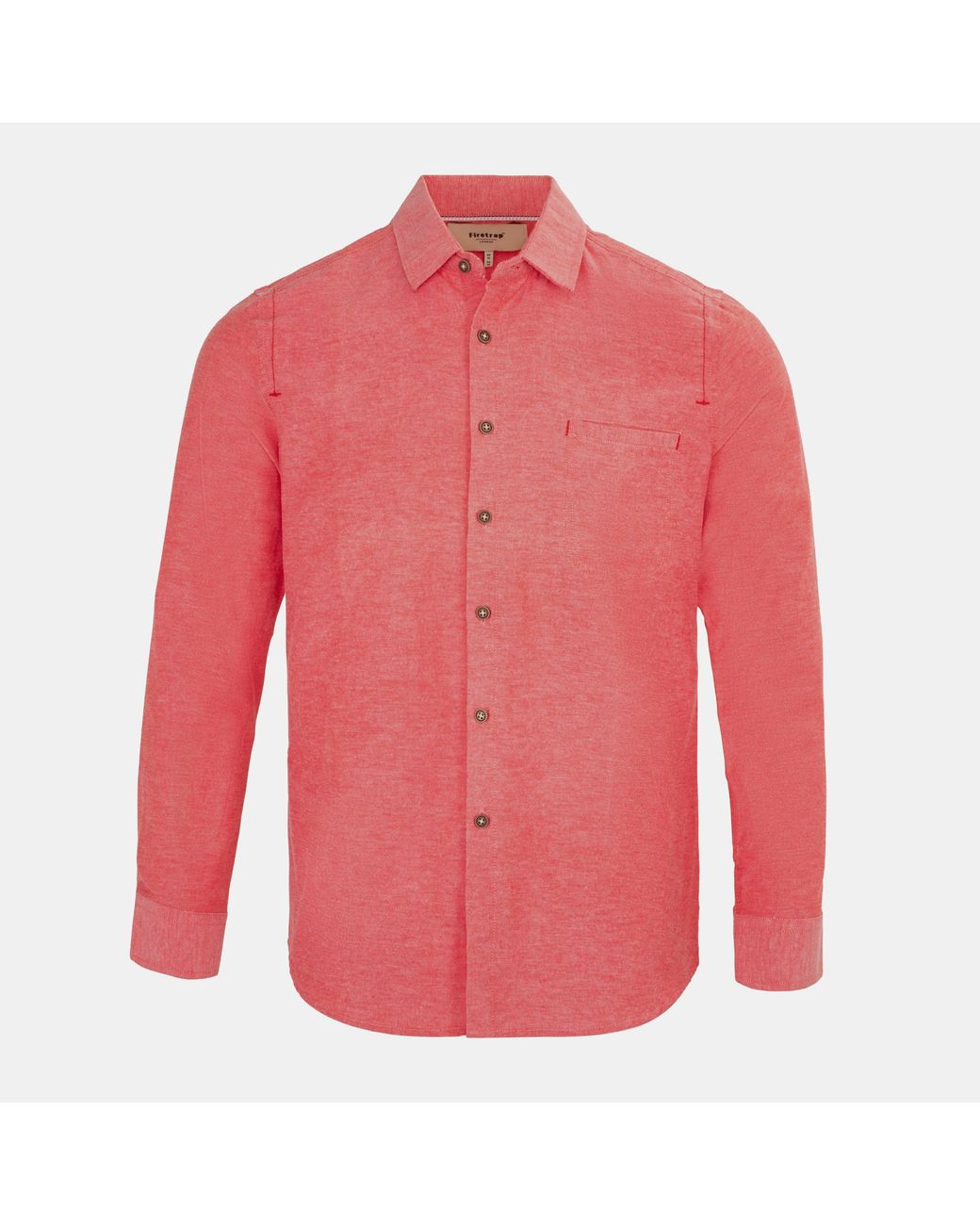 Firetrap Pink Plain Shirt for men