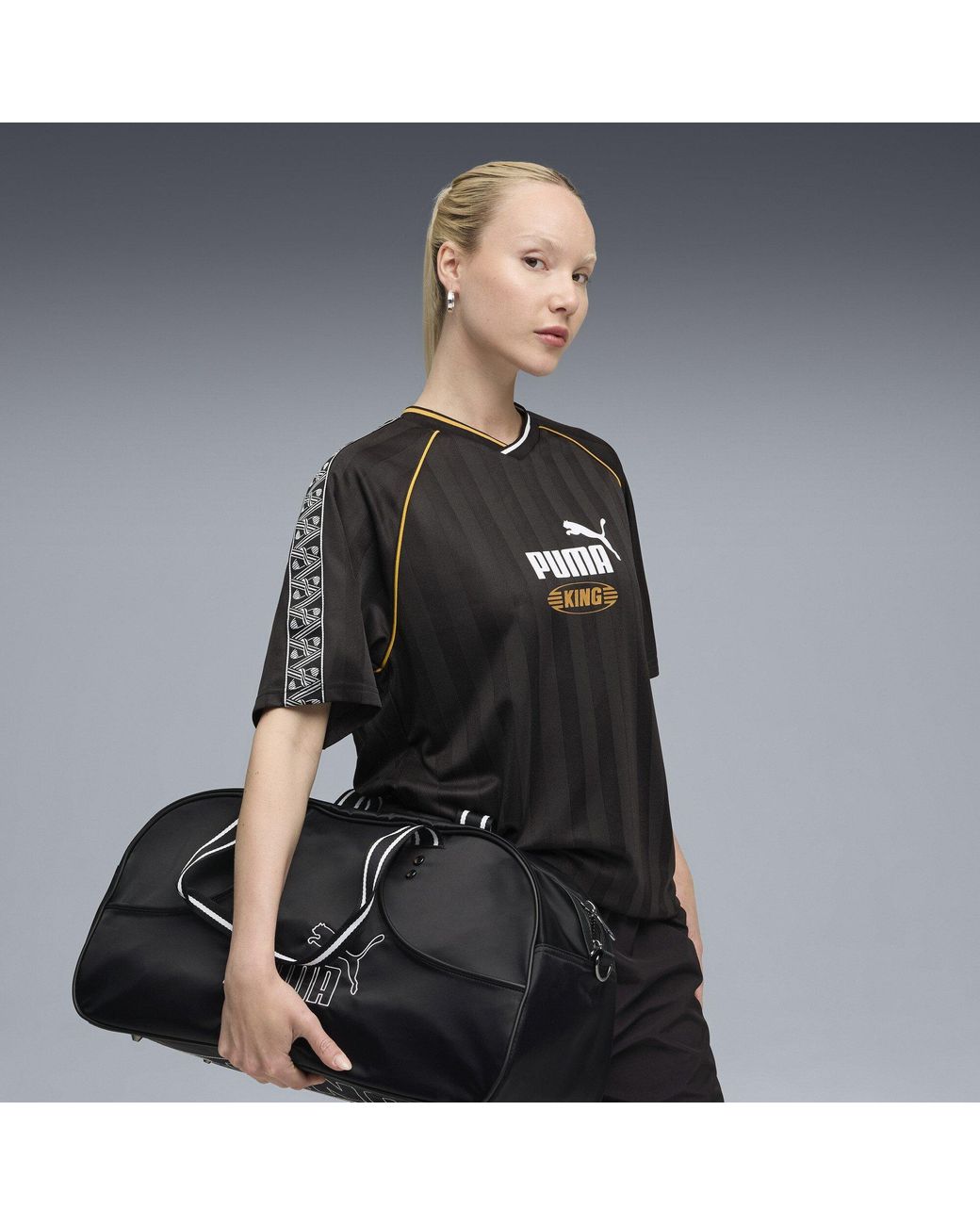 PUMA Black King All Over Print Regular Fit T-Shirt for men