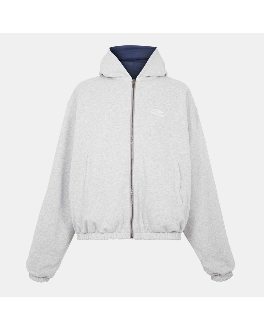 Balenciaga Blue Bal Tech Reverse Weather Resistant Softshell Jacket for men