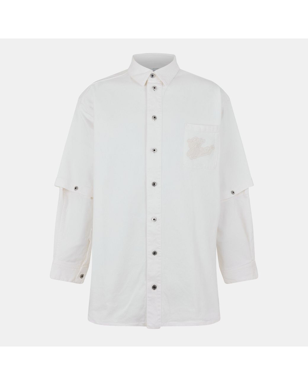 Off-White c/o Virgil Abloh White Relaxed Fit Overshirt for men
