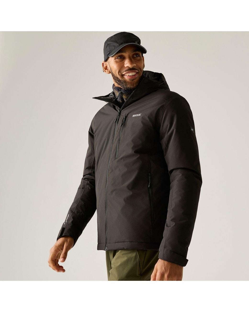 Regatta Black Allston Waterproof Jacket for men
