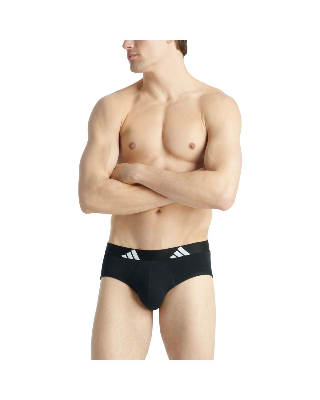 Adidas Black Brief 3Pk for men
