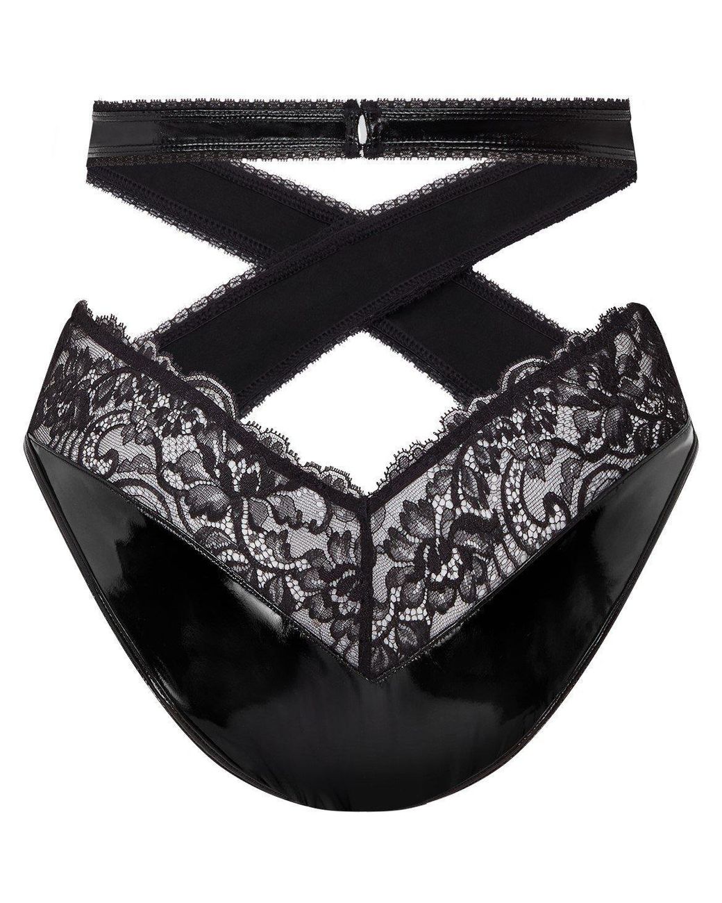 Agent Provocateur Black Vicki Ouvert Boxer Briefs