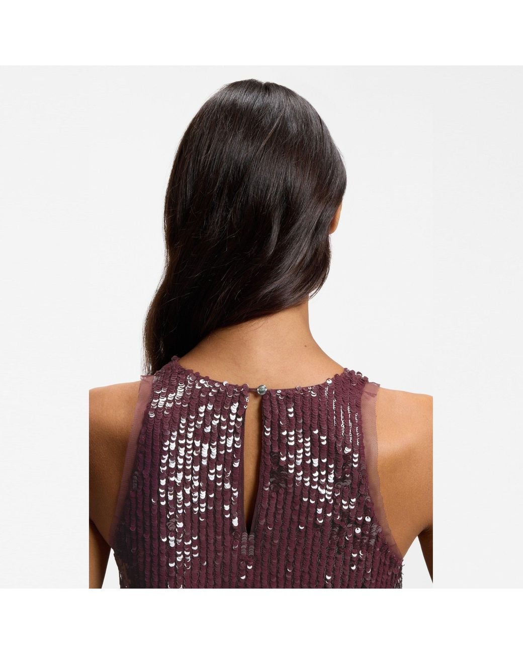 Boss Purple Dycole Dress Ld64