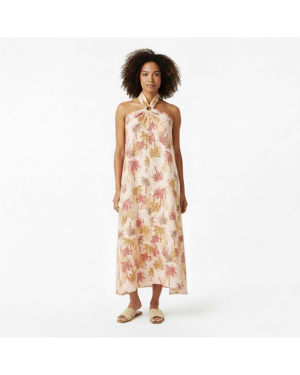 Biba Pink Beach Maxi Dress