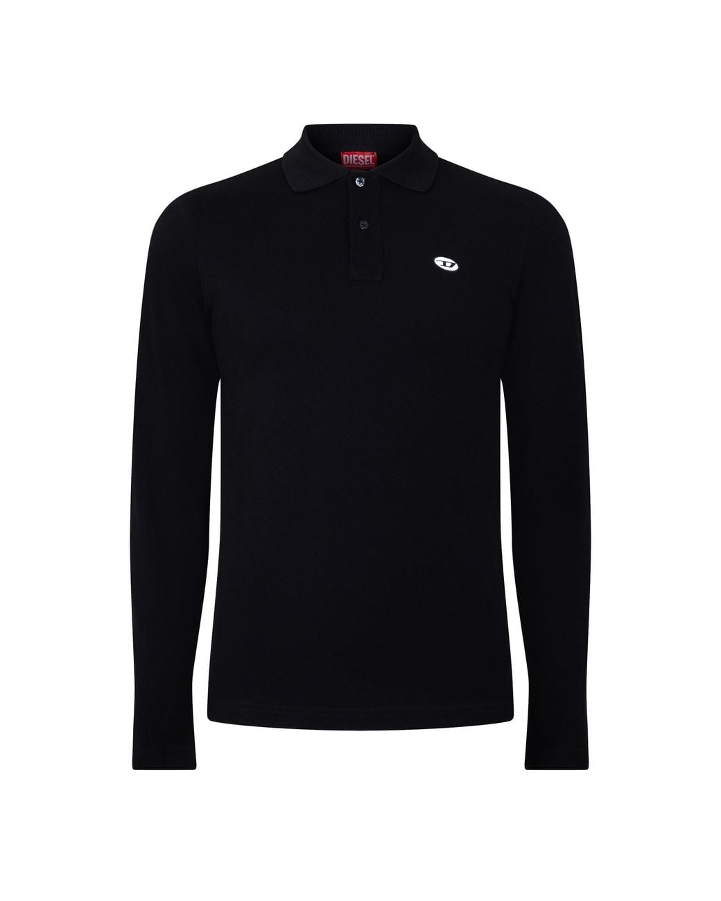 DIESEL Black T Smith Ls Do for men
