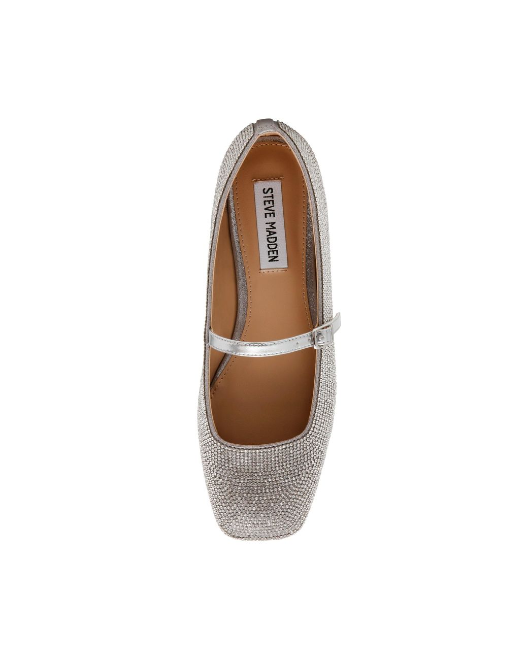 Steve Madden Gray Ezri Ballet Pumps