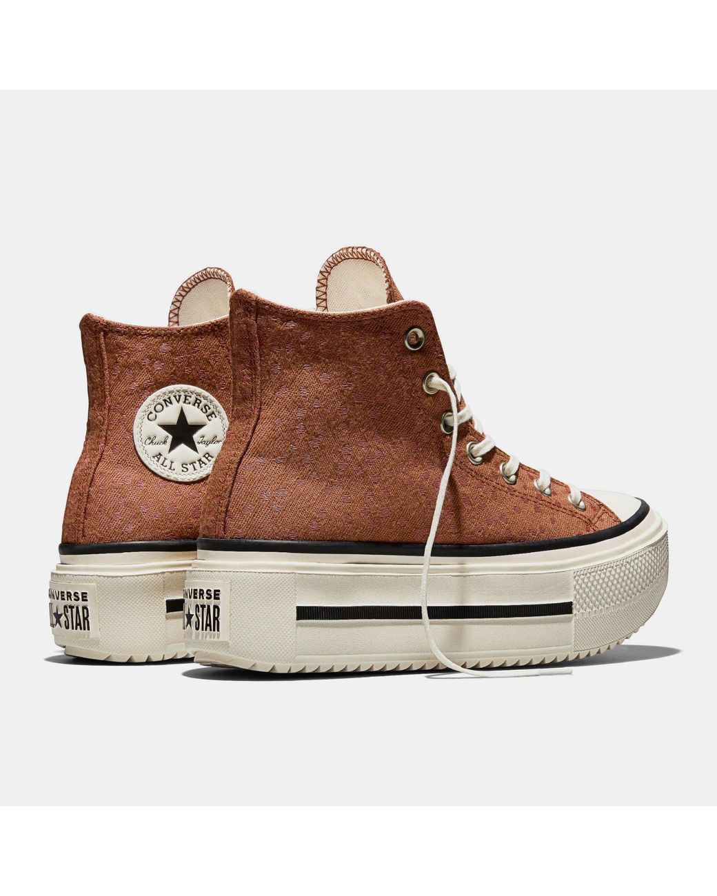 Converse Brown Chuck Taylor All Star Lif Canvas High-Top Trainers