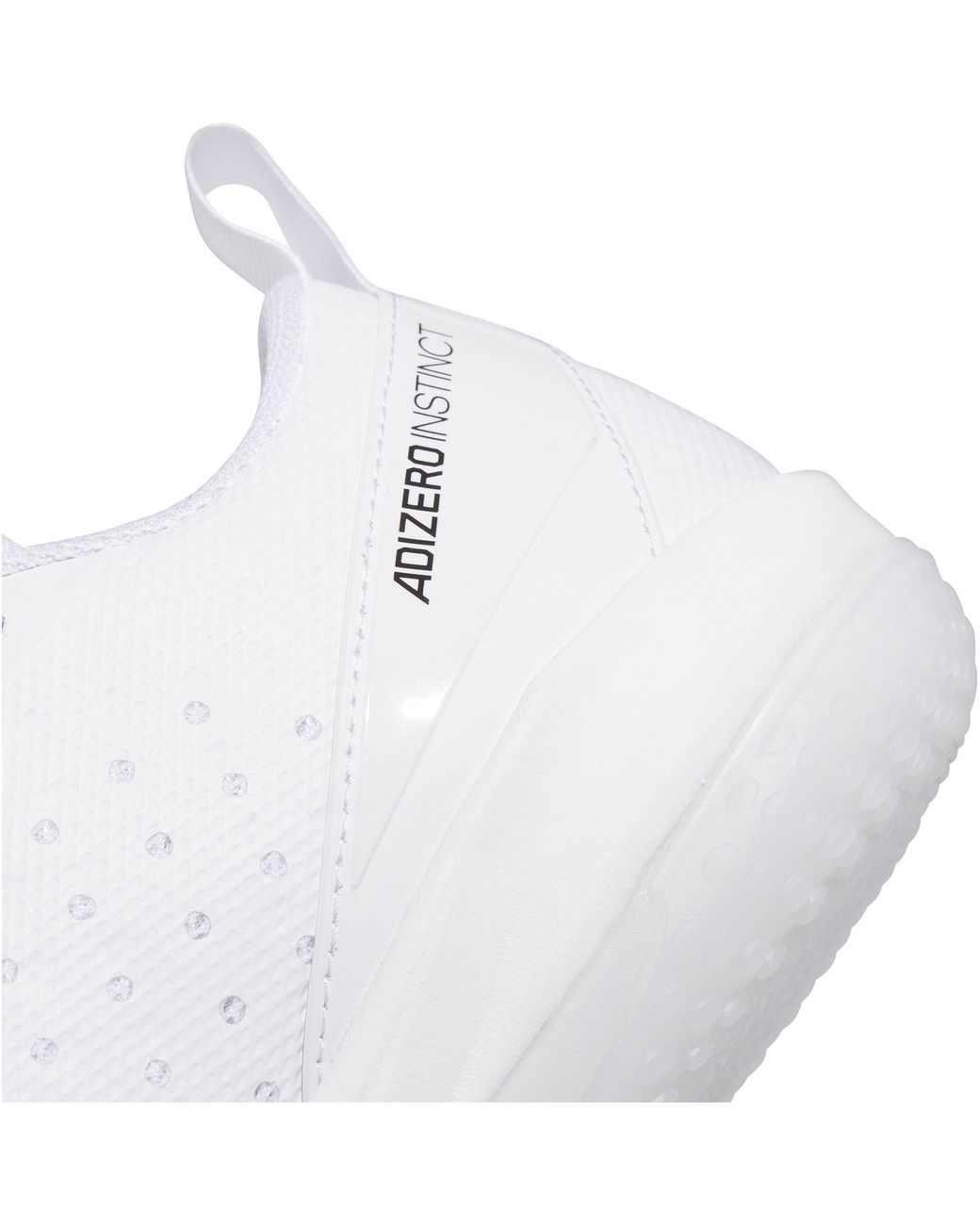 Adidas White Adizero Instinct Turf Trainers