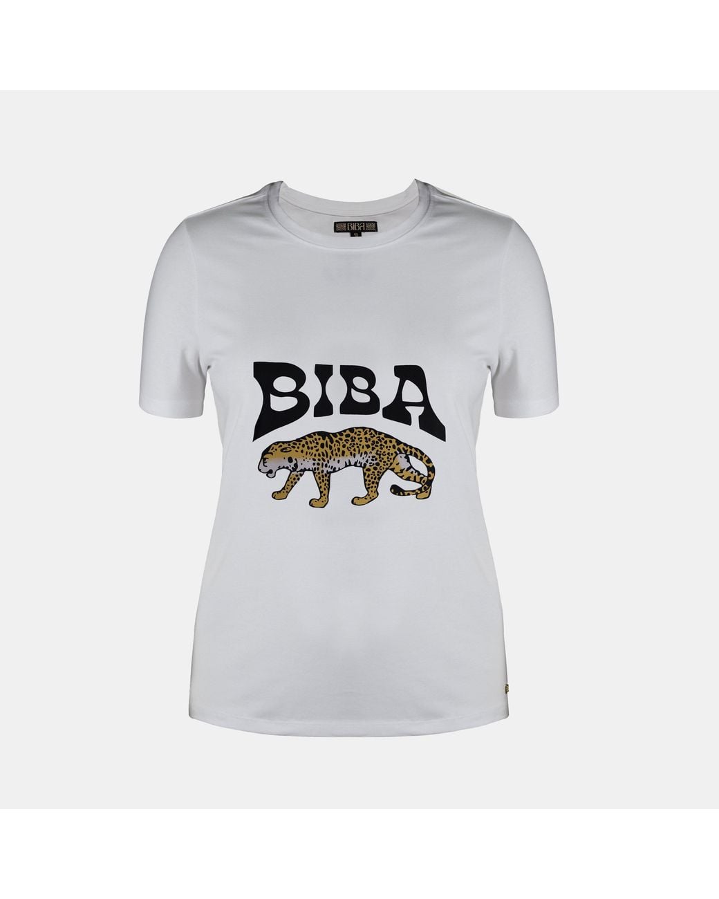 Biba Gray Logo T-Shirt