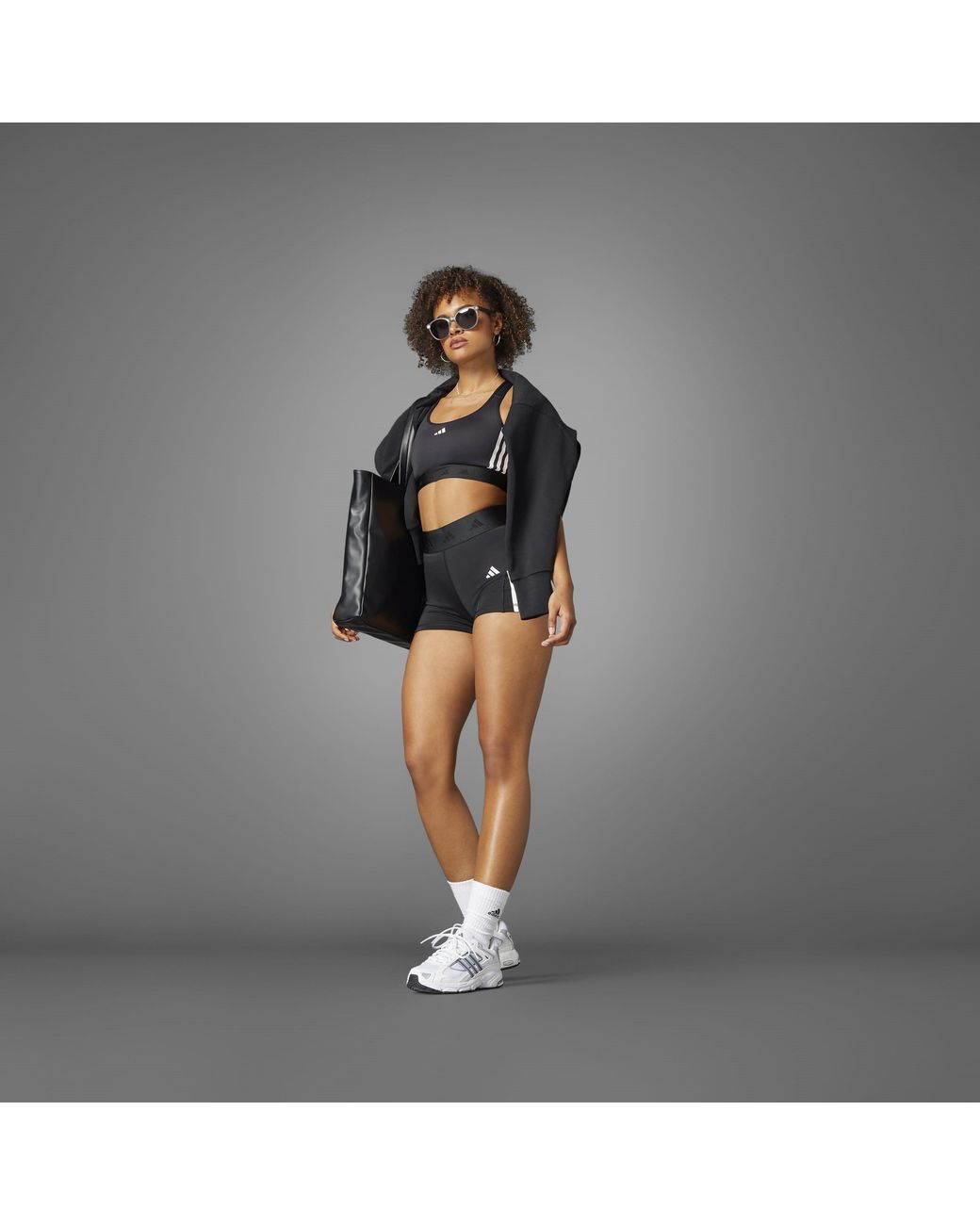 Adidas Black Performance Gym Shorts
