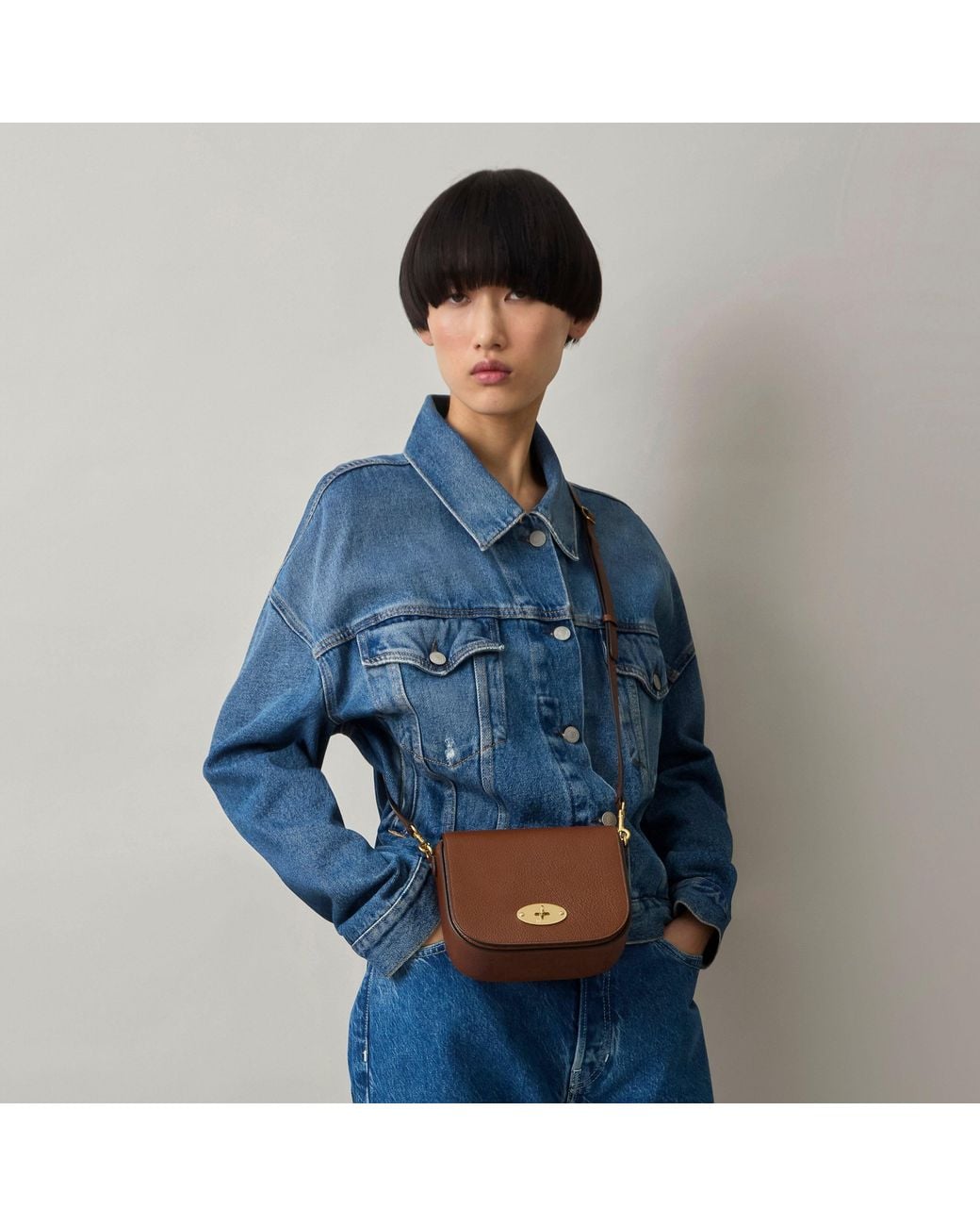 Mulberry Brown Darley Cross Body Bags
