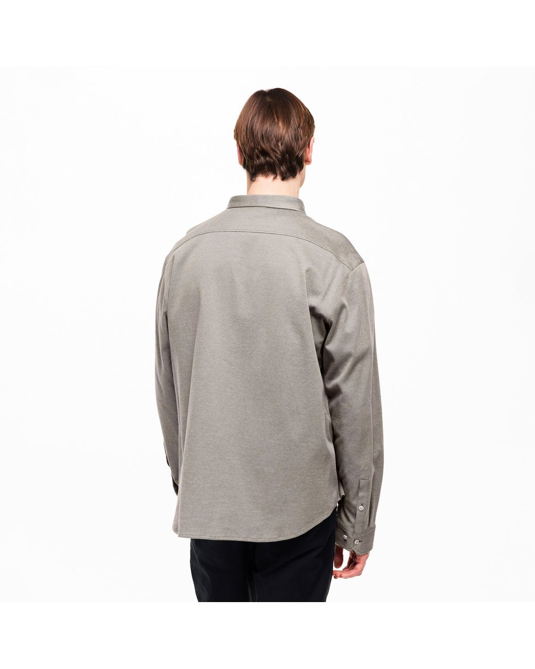 Boss Blue Motion Long Sleeve Buttoned Shirt With Logo Detail for men