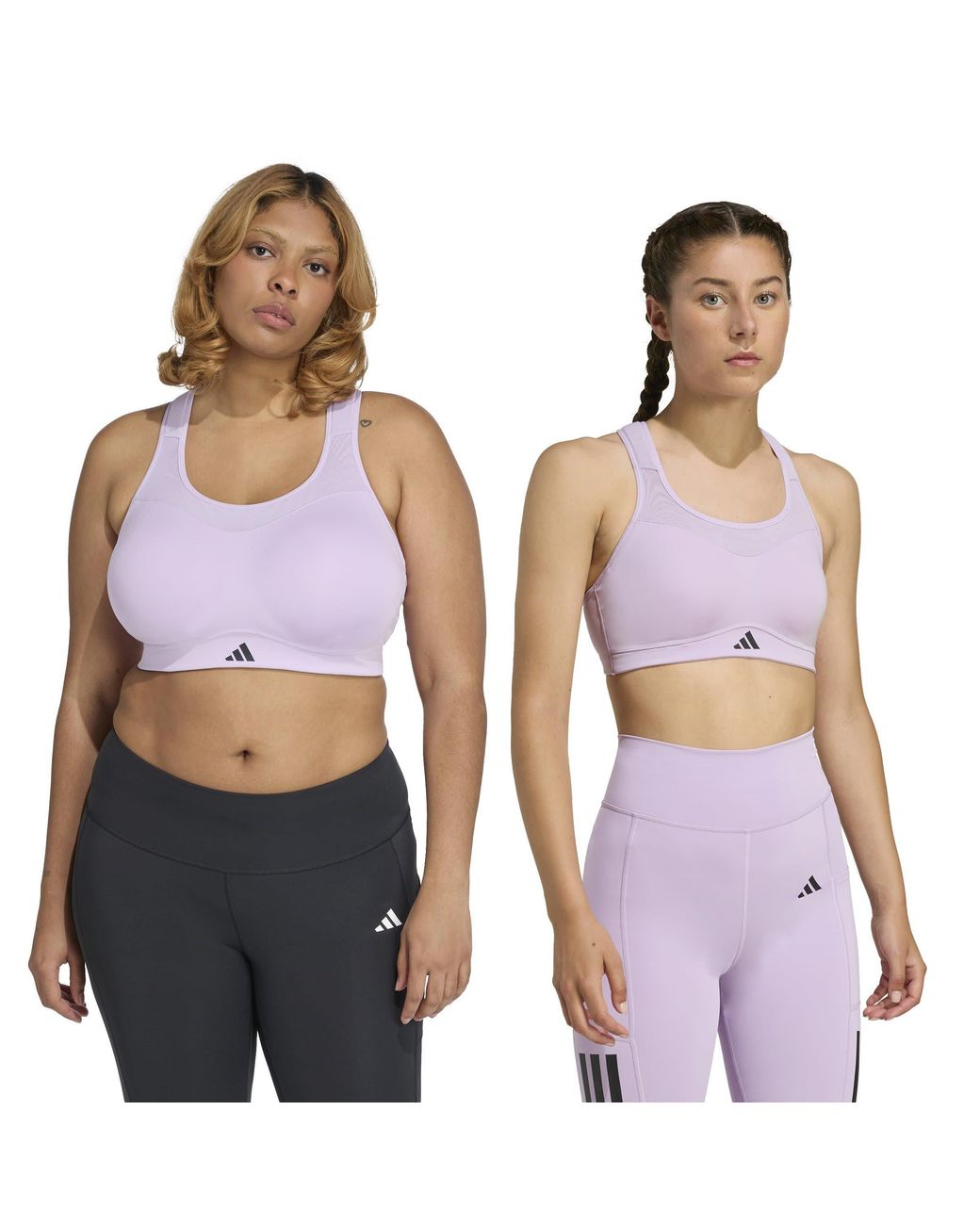 Adidas Purple Power High Impact Sports Bra