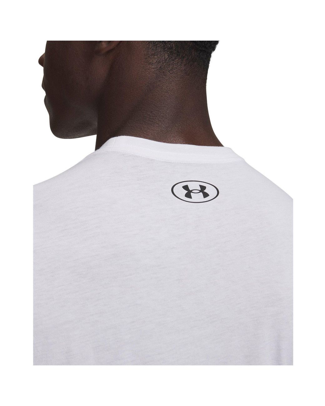 Under Armour White Sportstyle Left Chest Short-sleeve Shirt for men