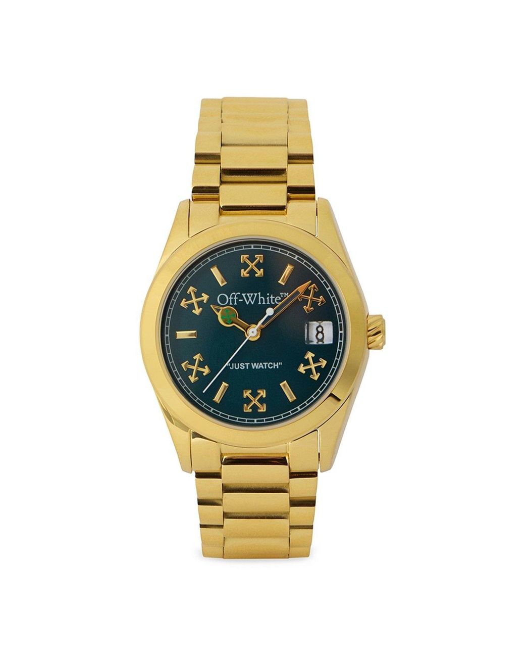 Off-White c/o Virgil Abloh Metallic Crossing Analogue Quartz Watch