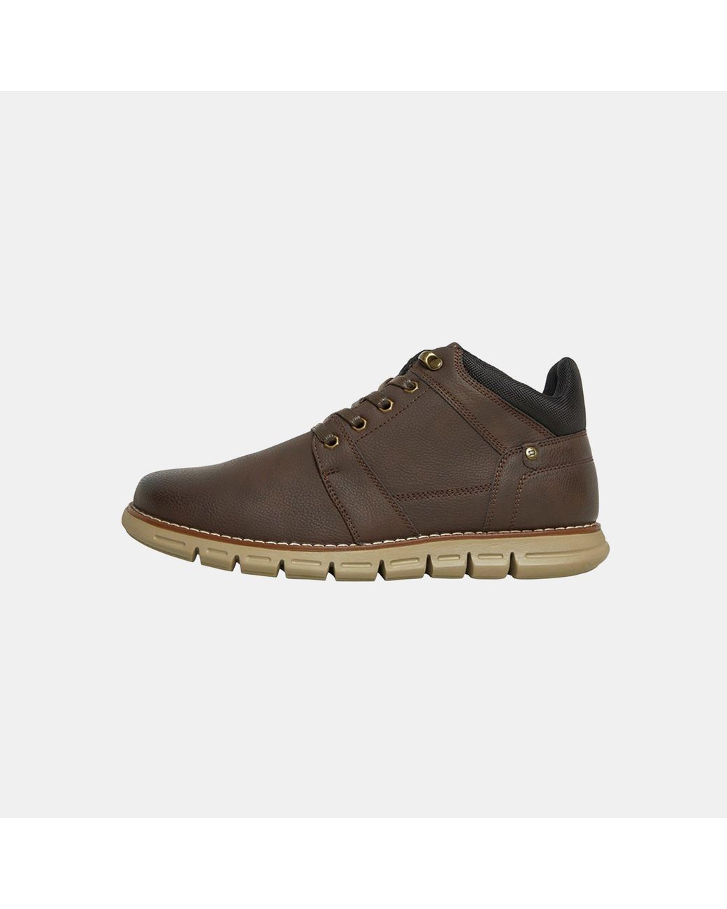 Deakins Brown Deaks Jordan Flat Ankle Boots for men