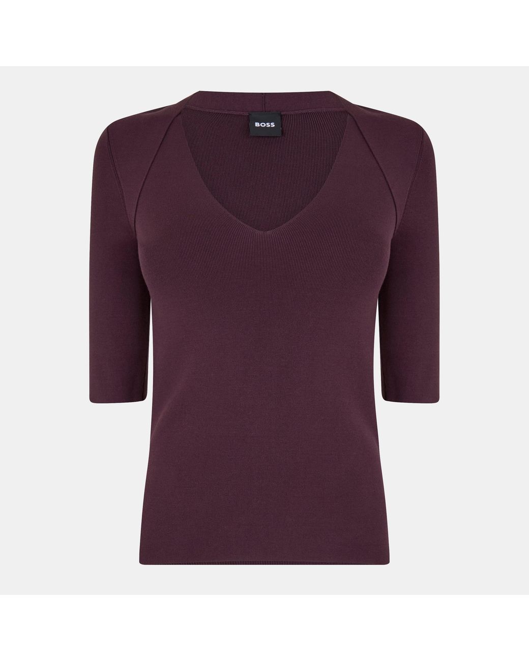 Boss Purple Fezanin Bodycon Dress