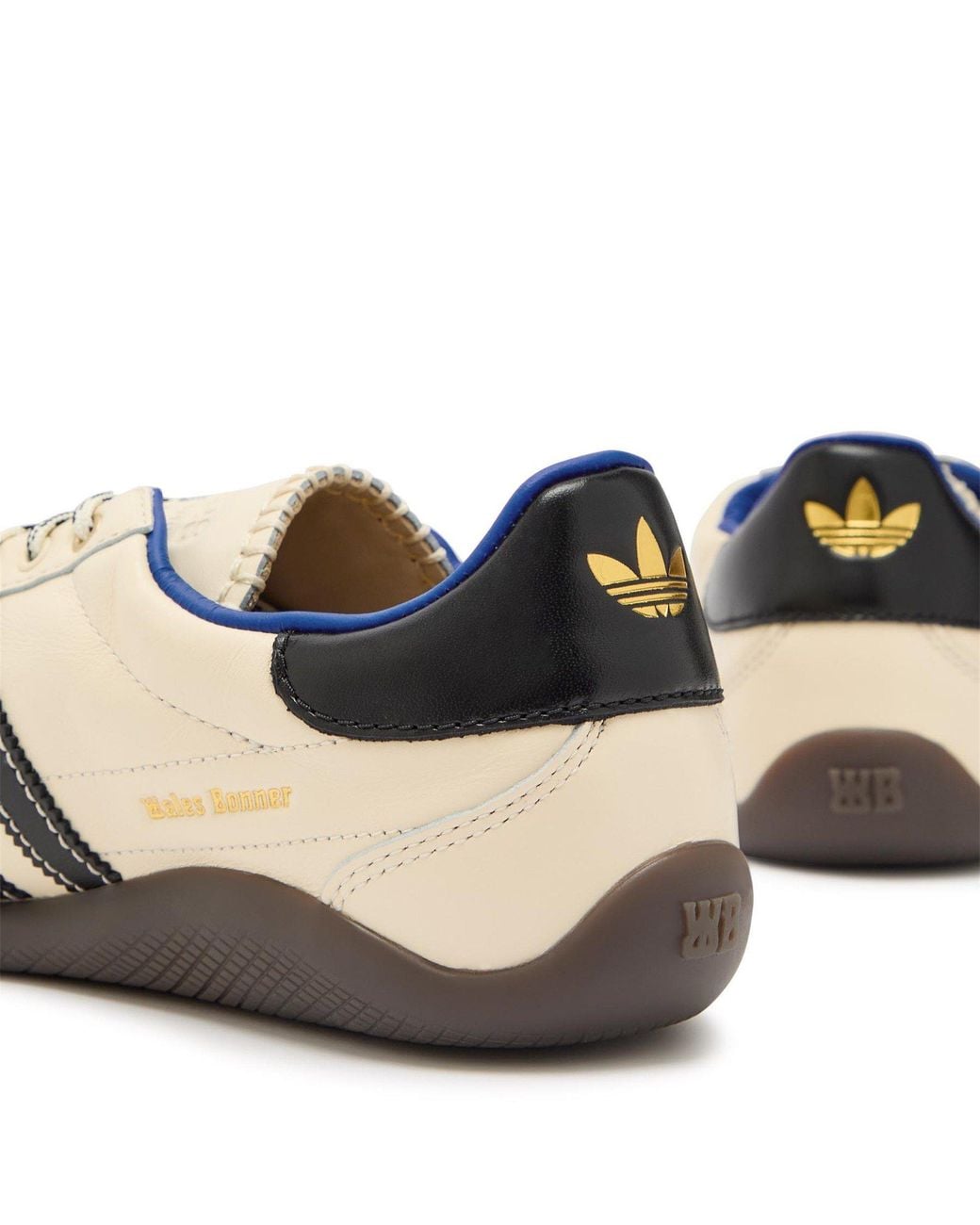 Adidas Originals Brown Karintha Og Leather Low-Top Trainers