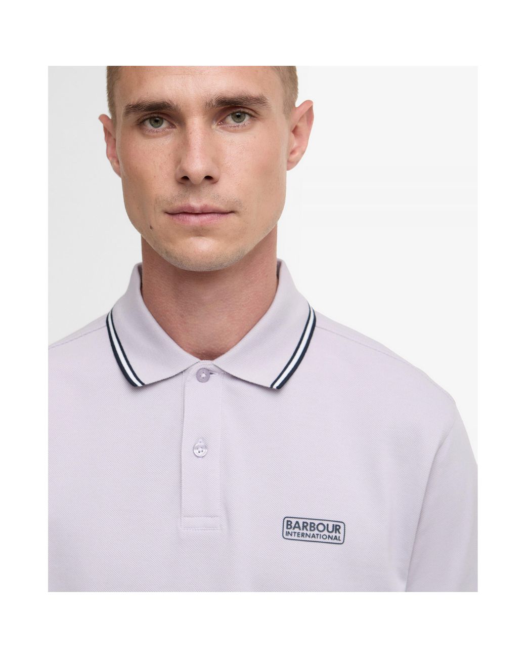 Barbour Purple Evan Polo Shirt for men