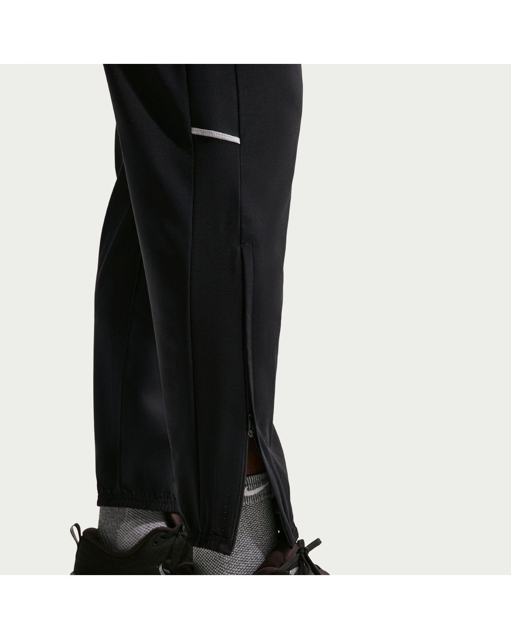 Nike Black Miler Pant Dri-Fit Tracksuit Bottoms for men