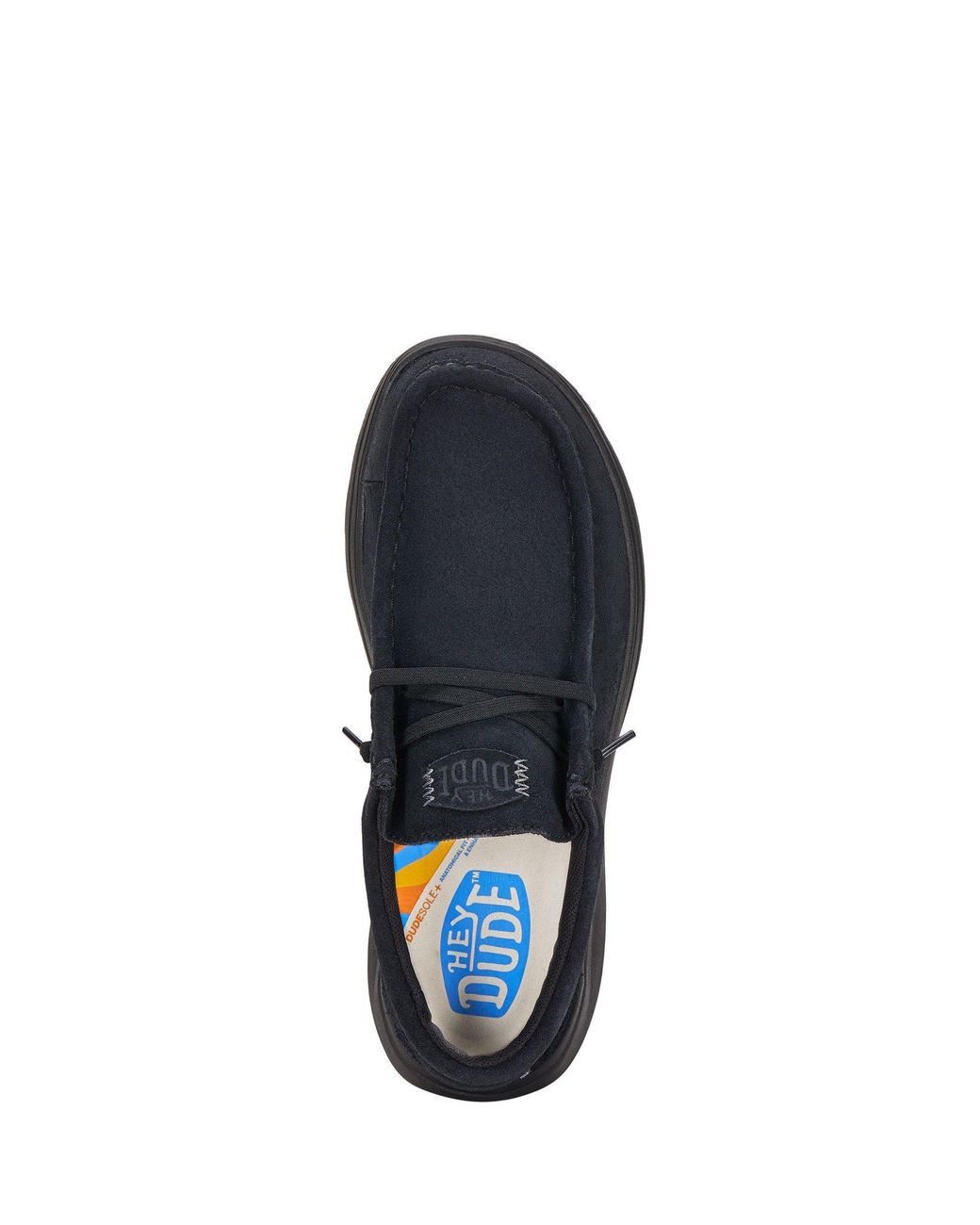 HeyDude Blue Wally X Suede Trainers for men