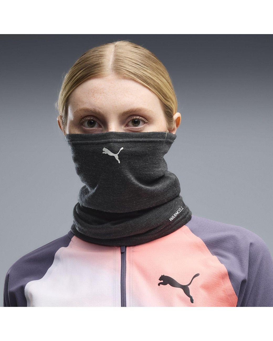 PUMA Black Merino Hooded Snood