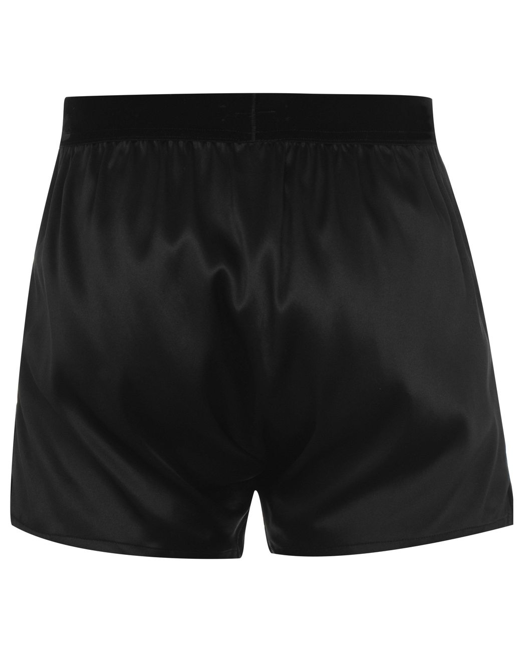 Tom Ford Black Logo Silk Boxers for men