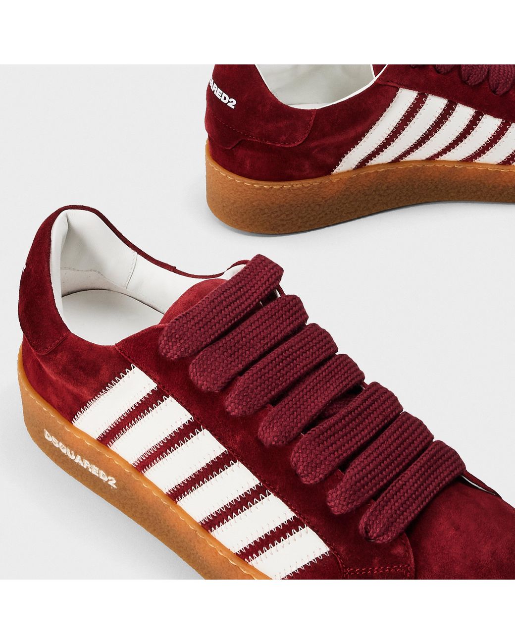 DSquared² Red Low-Top Trainers for men