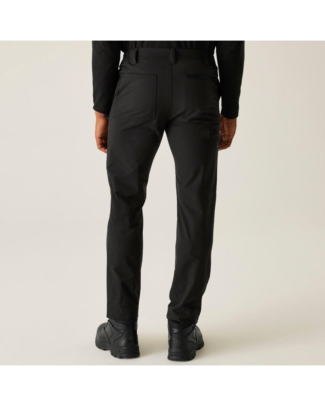 Regatta Black Pro Action Stretch Trousers for men