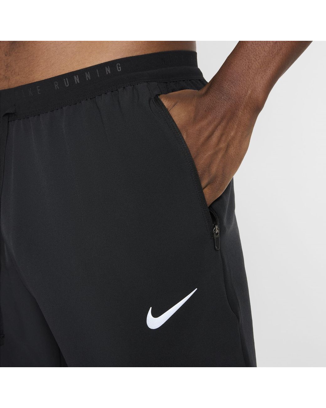 Nike Blue Stride Dri-Fit Woven Running Trousers for men