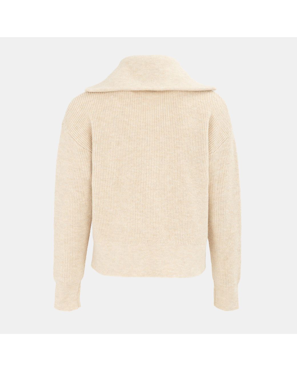 Miso Natural Knit Zip Up Cardigan