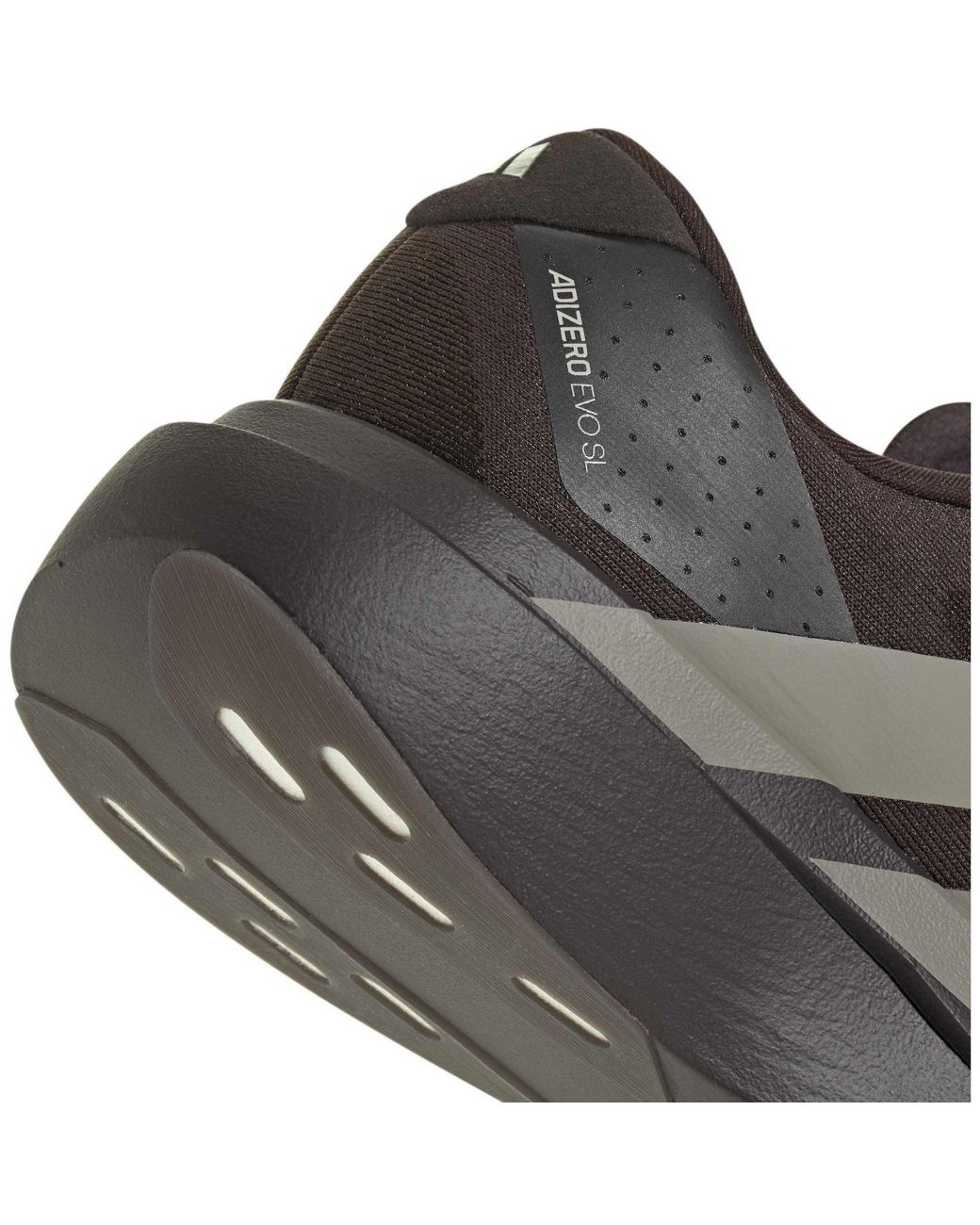 Adidas Brown Adizero Evo Sl Shoes for men